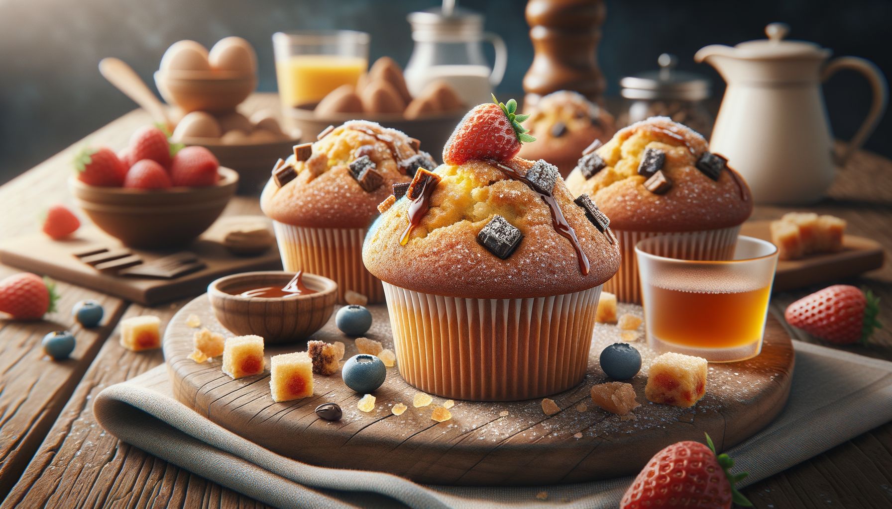 Gesunde Frühstücksmuffins ohne Zucker