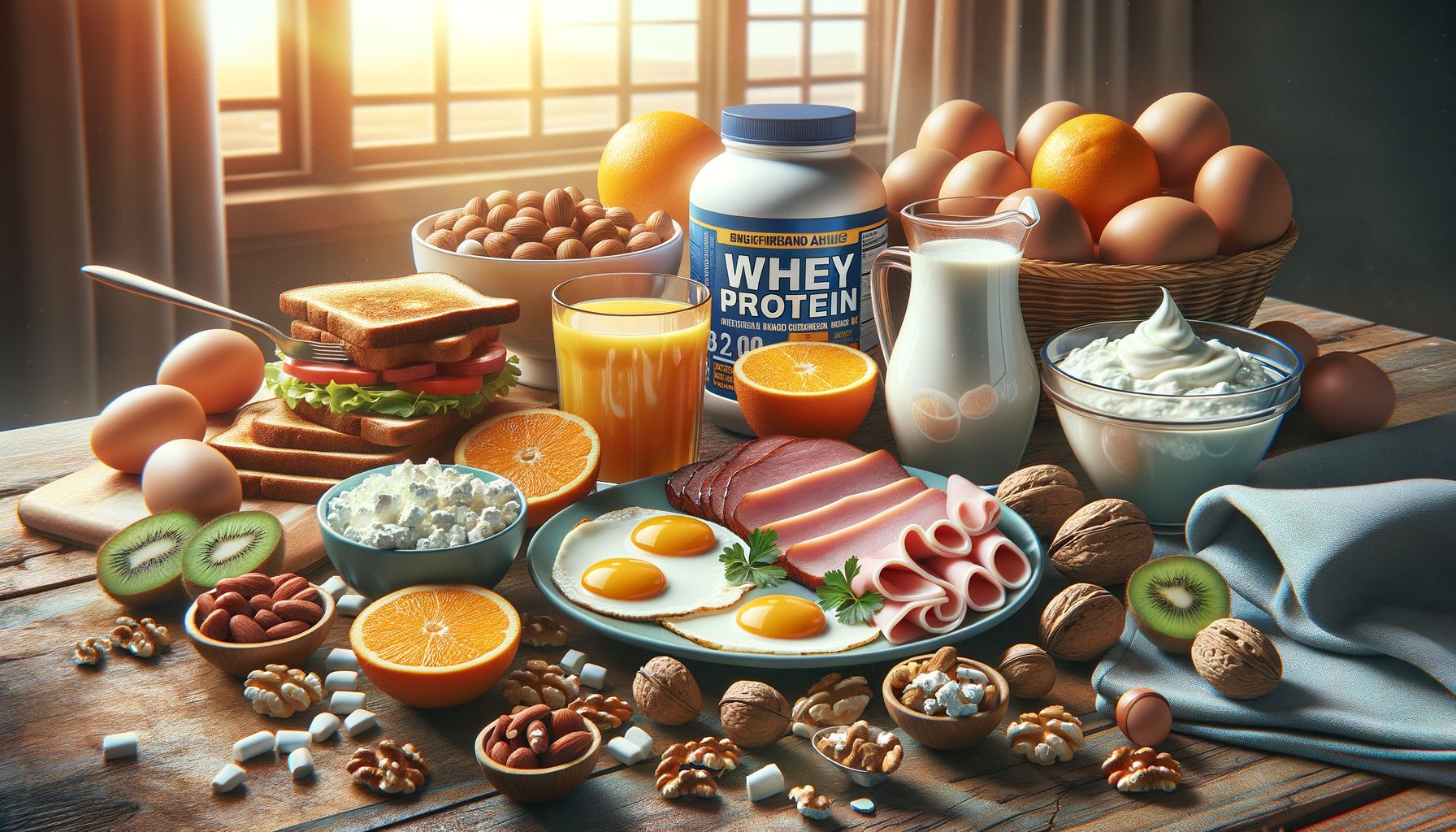 Eiweißreiches Frühstück für Sportler